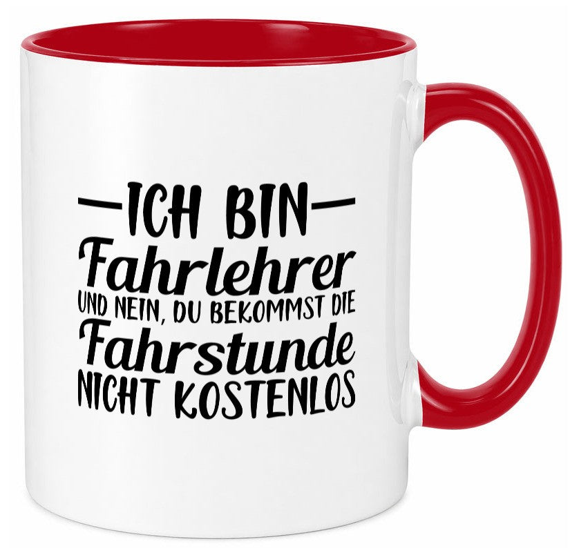 Fahrstunde | Fahrlehrer Tasse fahren Fahrschüler Humor Geschenkidee
