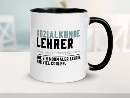 Sozialkundelehrer | Lehrer Unterricht Lieblingslehrer Geschenkidee Humor Tasse