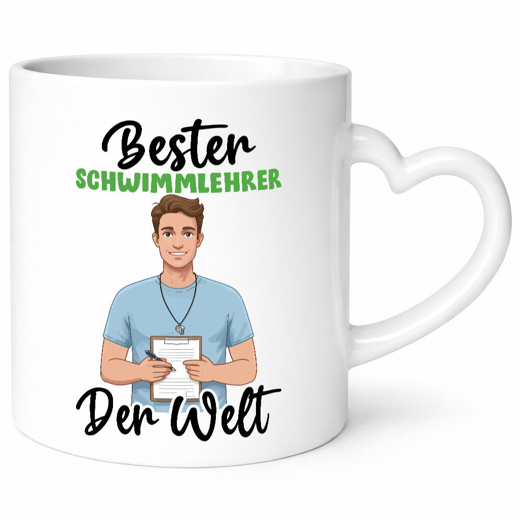 Bester Schwimmlehrer | Lehrer schwimmen Geschenkidee Humor Tasse