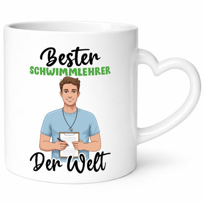 Bester Schwimmlehrer | Lehrer schwimmen Geschenkidee Humor Tasse
