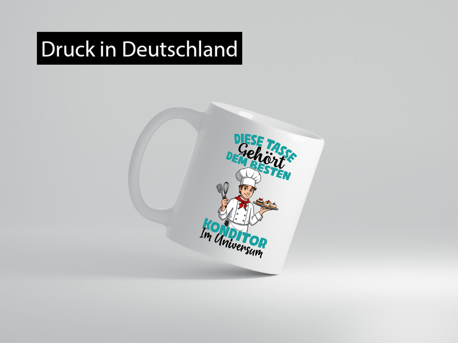 Im Universum: Konditor | Konditorei Humor Geschenkidee Tasse