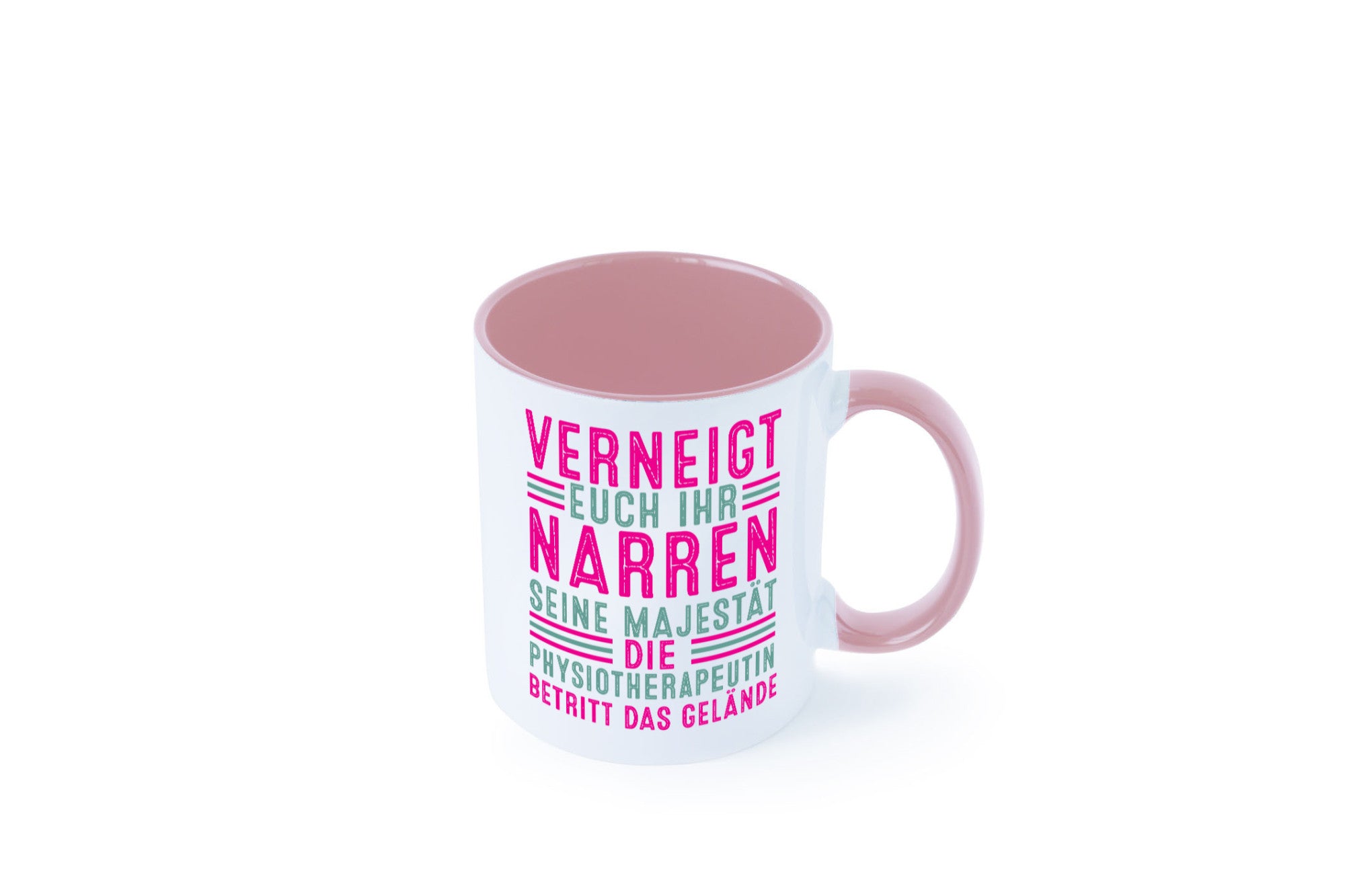 Verneigt euch: Physiotherapeutin Humor Geschenkidee Tasse