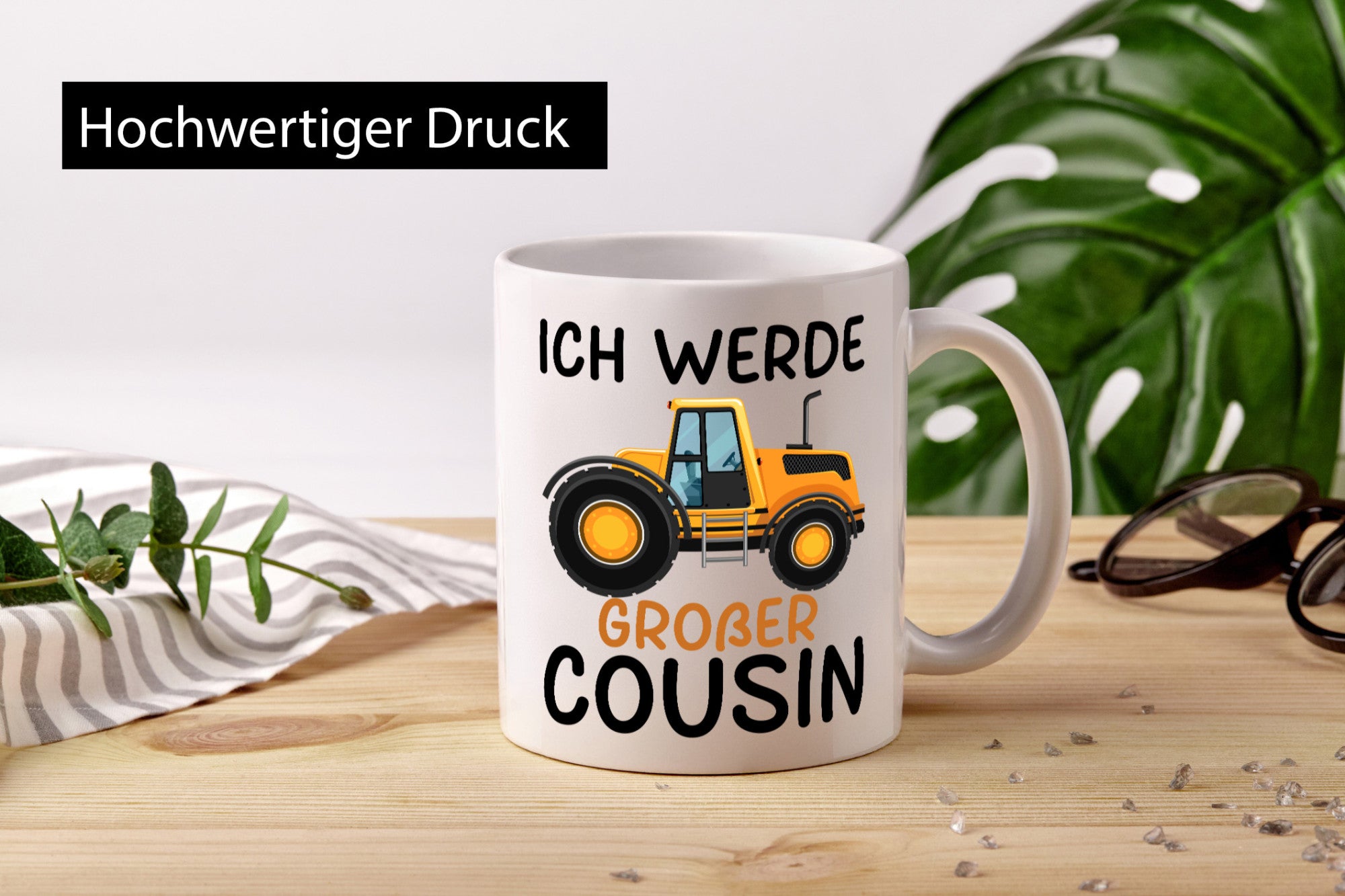 Ich werde Großer Bruder | Schwangerschaft Traktor lustiger Spruch Geschenk