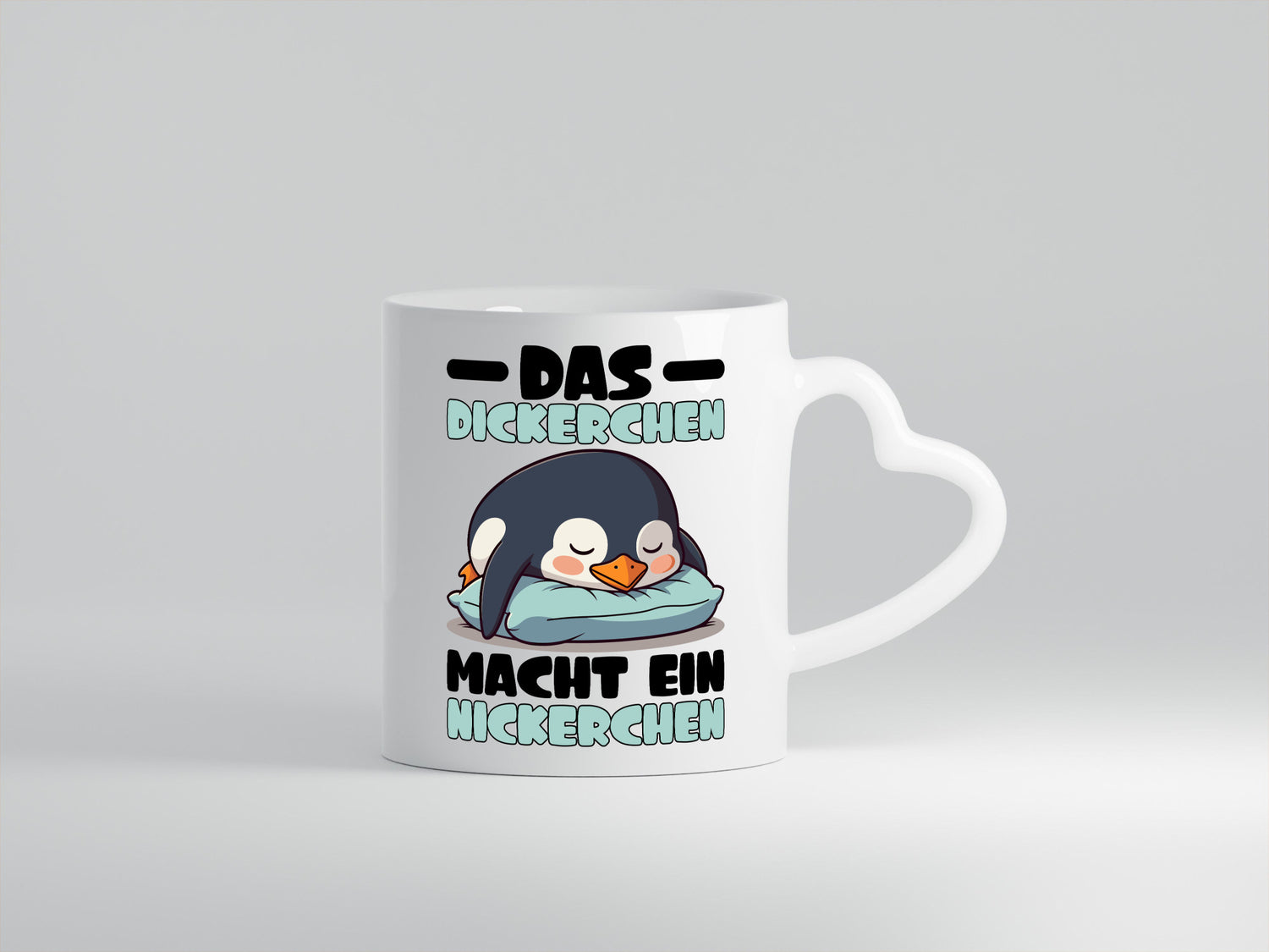 Der Dicke macht ein Nickerchen | Pinguin schläft v2 lustig Humor