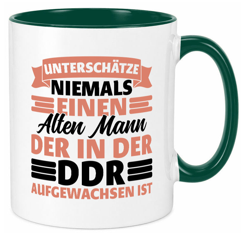DDR Männer | Ostdeutschland Opa Ossi Vatertag vl7 Geschenk Familie Geschenkidee Tasse