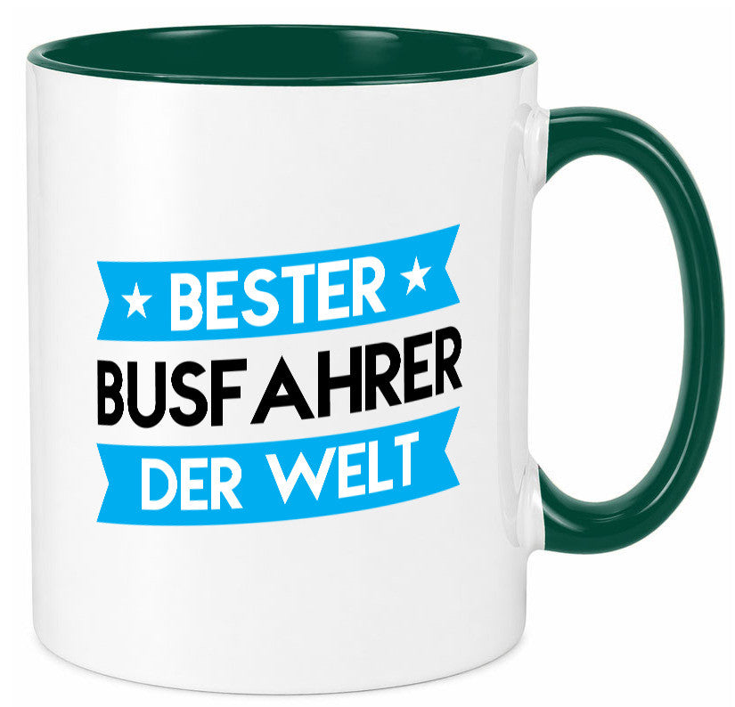 Bester Busfahrer | Berufsfahrer Fahrer v2 Geschenkidee Arbeit Kollegen Büro