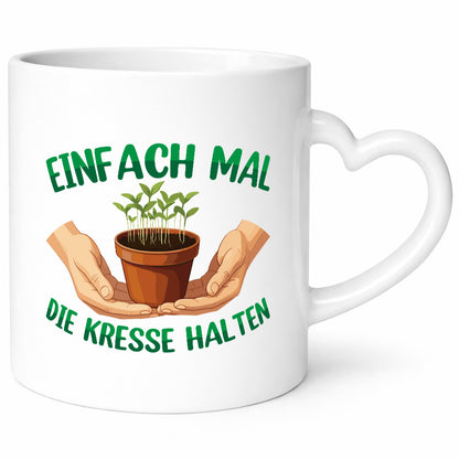 Einfach mal die Kresse halten | Garten v2 Geschenk Humor Geschenkidee lustiger