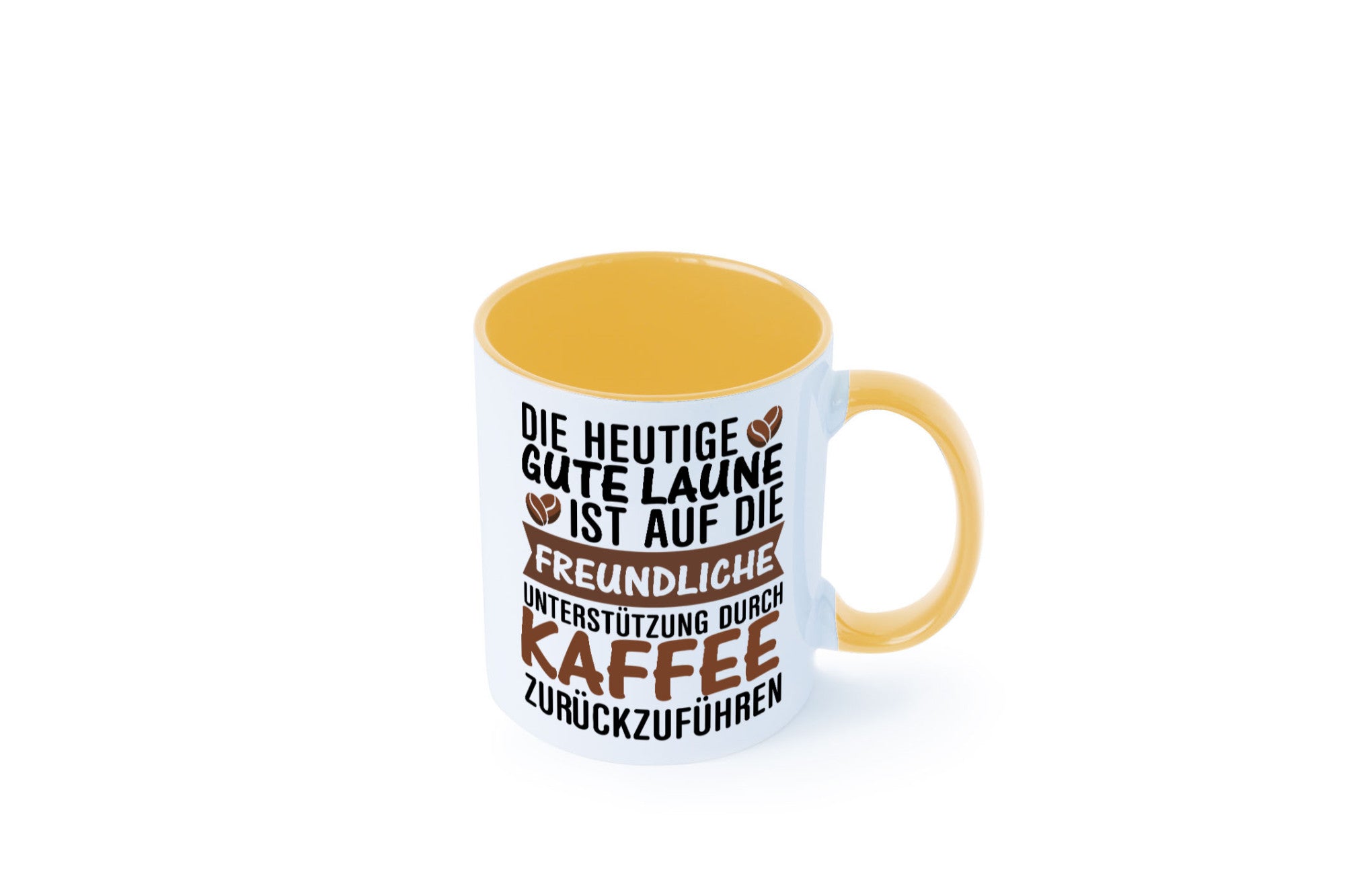 Unterstützung durch Kaffee | Kaffeliebhaber gute Laune Geschenk Humor