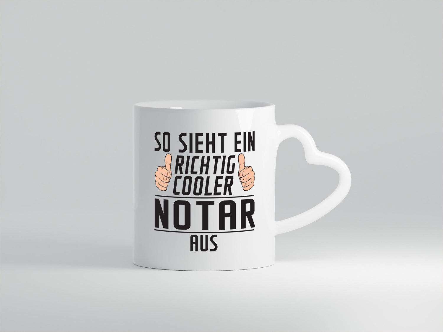 Richtig Cooler Notar | Jurist lustig Humor Geschenkidee Geschenk Tasse