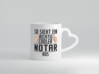 Richtig Cooler Notar | Jurist lustig Humor Geschenkidee Geschenk Tasse