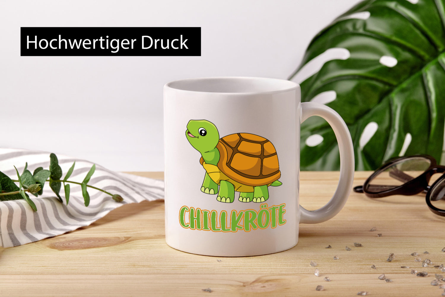 Chillkröte | Chiller Tasse Schildkröte Statement Geschenkidee Humor