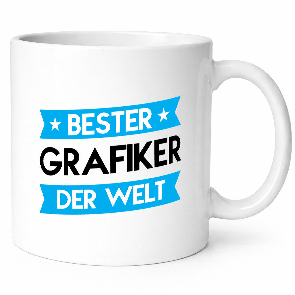Bester Grafiker | Grafik Design Grafikdesign Geschenkidee Humor Tasse