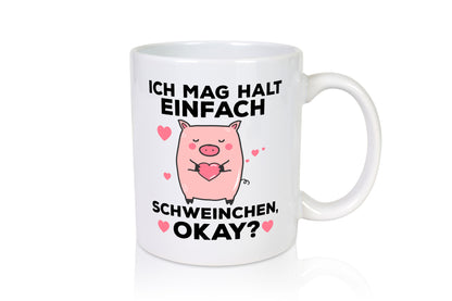 Ich mag Schweine | Schweinchen| Bauernhof Ferkel Geschenk Humor Geschenkidee