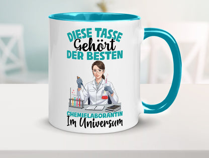 Im Universum: Chemielaborantin | Laborantin Chemie lustiger Spruch Geschenk