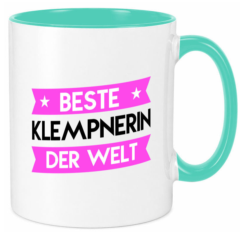 Beste Klempnerin | Klempnerinnen Geschenkidee Humor Tasse