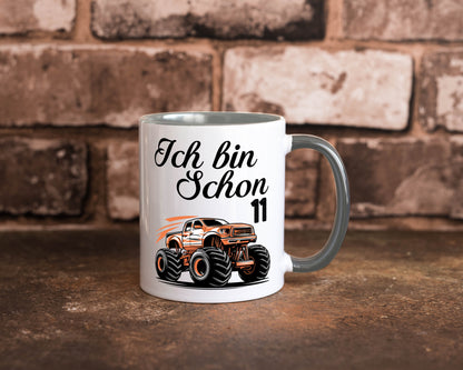 11. Geburtstag | Monster truck 11 Jahre lustiger Spruch Geschenk Geschenkidee