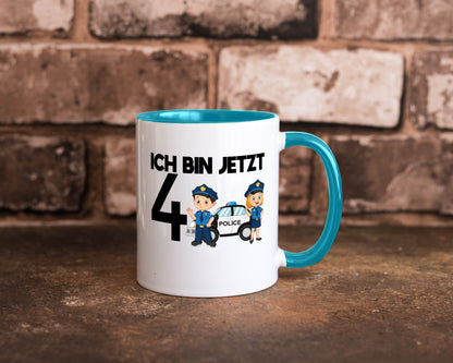 Ich bin jetzt 4 | Polizei 4. Geburtstag Jähriger Geschenk Geschenkidee lustiger