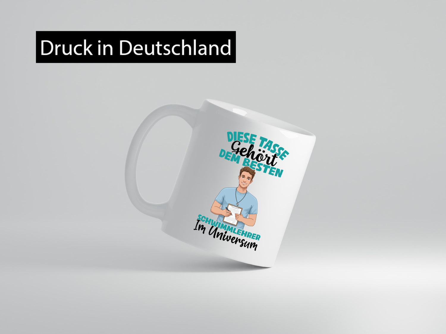 Im Universum: Schwimmlehrer | Lehrer schwimmen Geschenkidee Humor Tasse