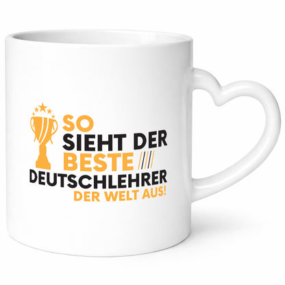 Der Weltbeste Deutschlehrer | Lehrer Schule lustiger Spruch Geschenk Humor Tasse