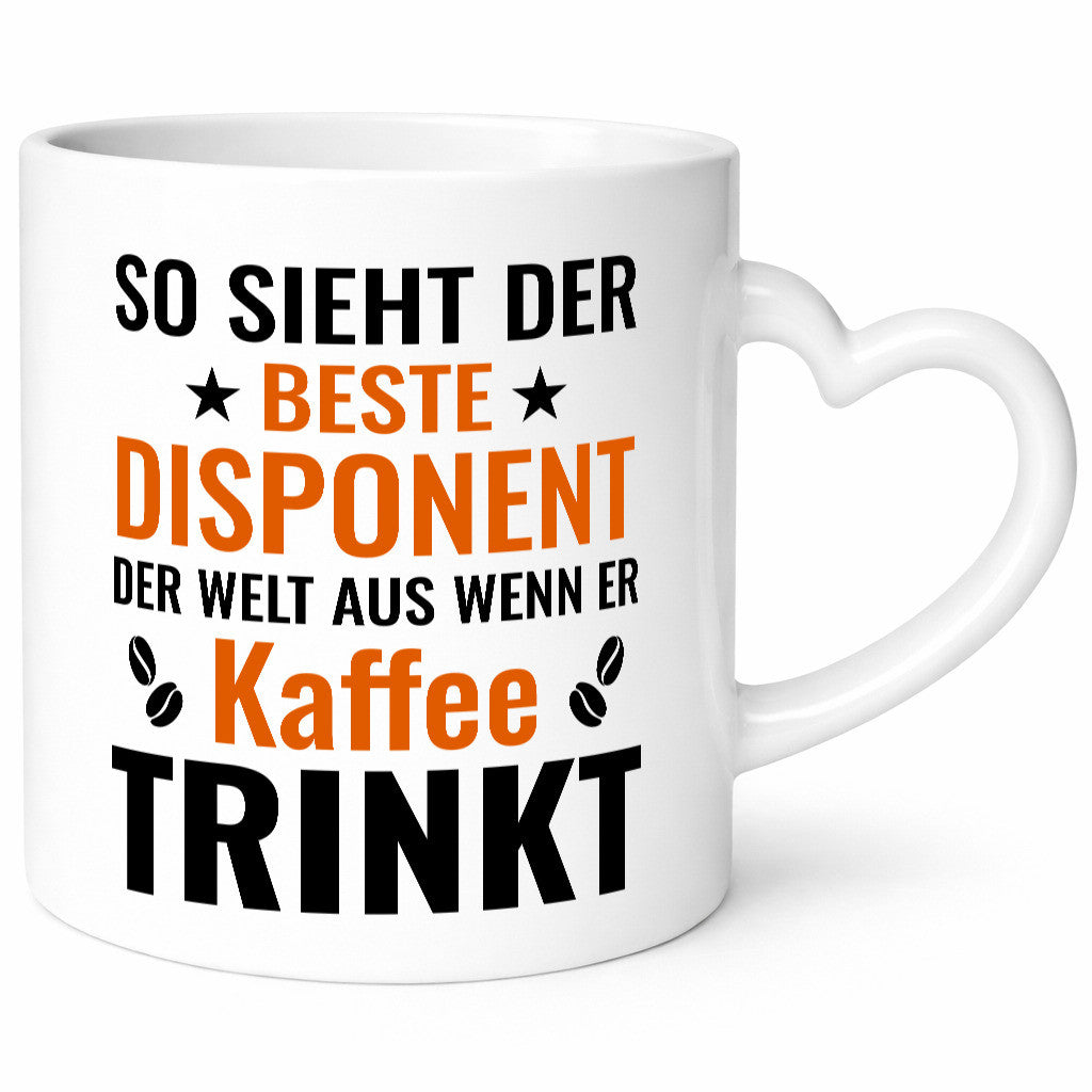 Kaffee trinkt: Disponent | Zuteiler Humor Geschenkidee Tasse