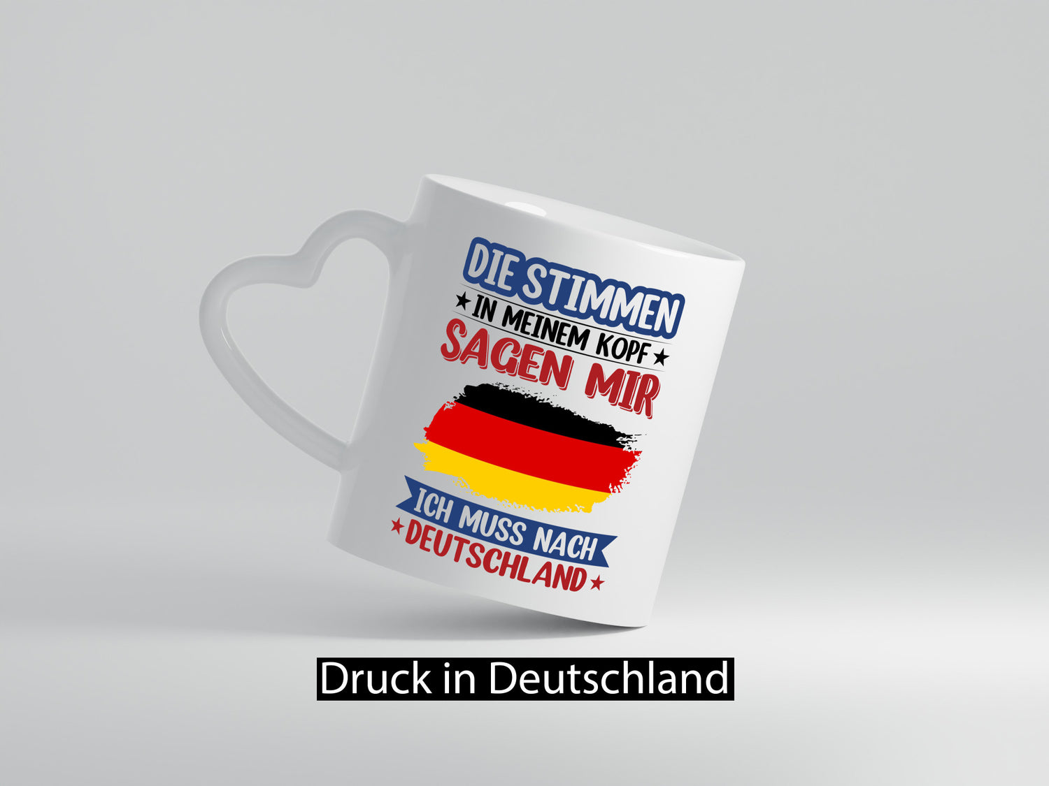 Deutschland | Urlaub Stimmen in meinem Kopf Traumland Humor Geschenkidee Tasse