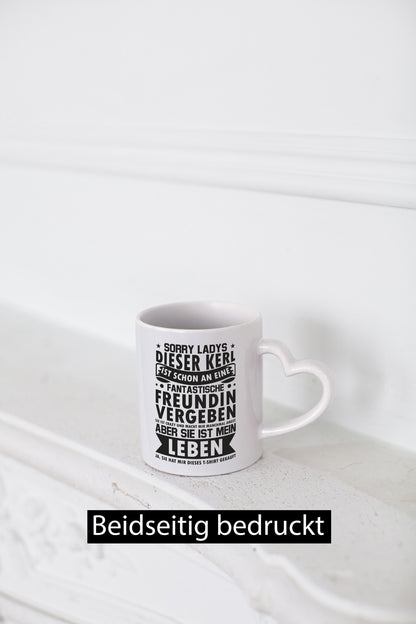 Fantastische Freudin, vergeben, mein Leben lustig Humor Geschenkidee Geschenk