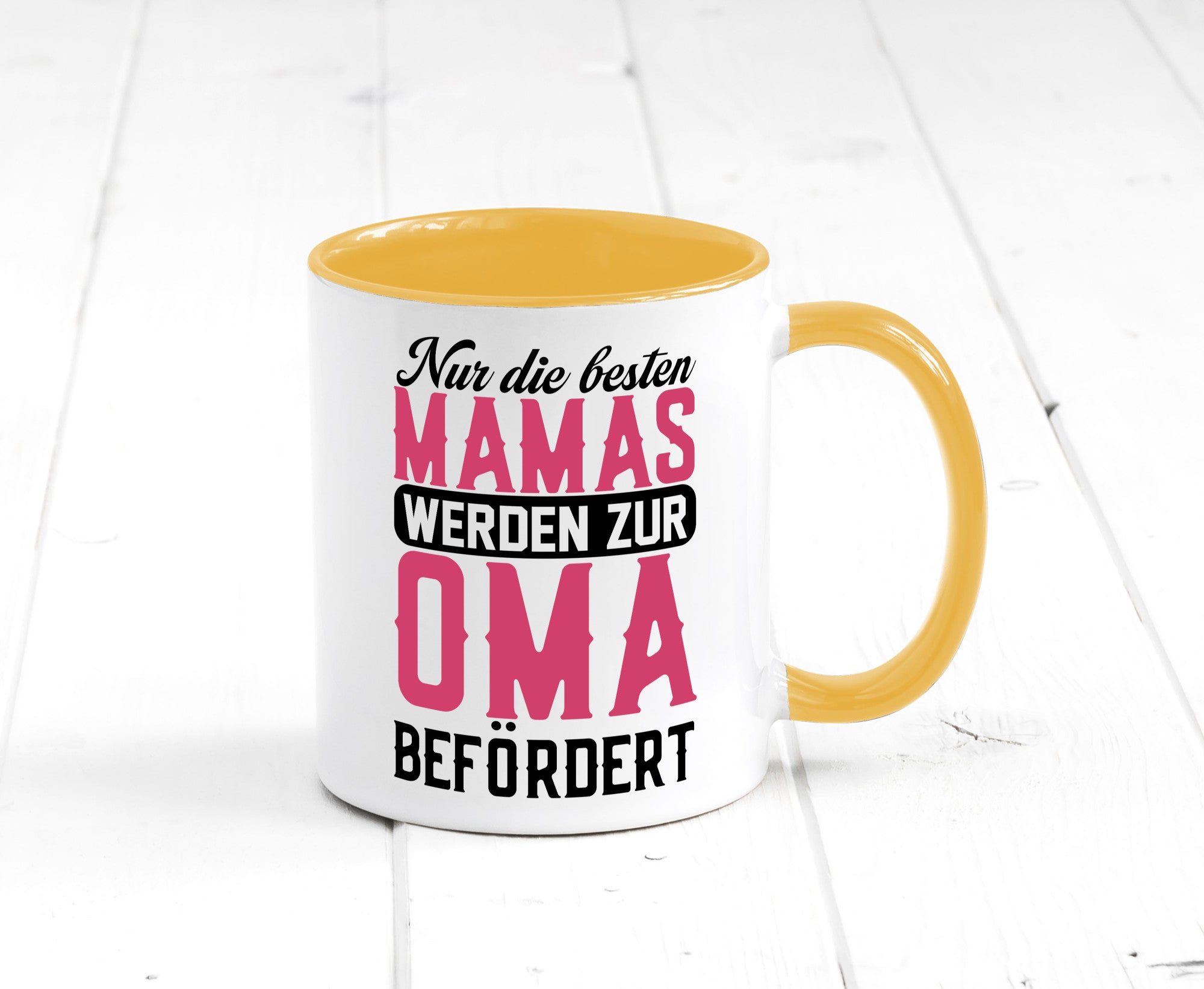 Beste Mama wird zur Oma befördert | Großmutter lustiger Spruch Geschenk Familie