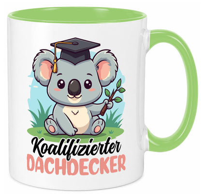 Koalifizierter Dachdecker | Dachbau Hausbau lustiger Spruch Geschenk Humor