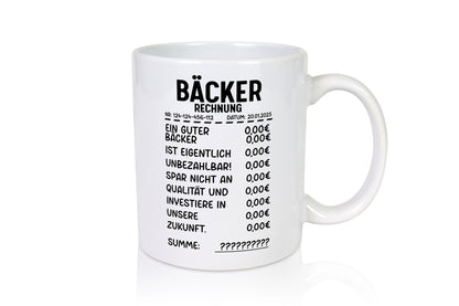 Bäcker Rechnung | Bäckerrei Verdammt guter Geschenk Humor Geschenkidee lustiger