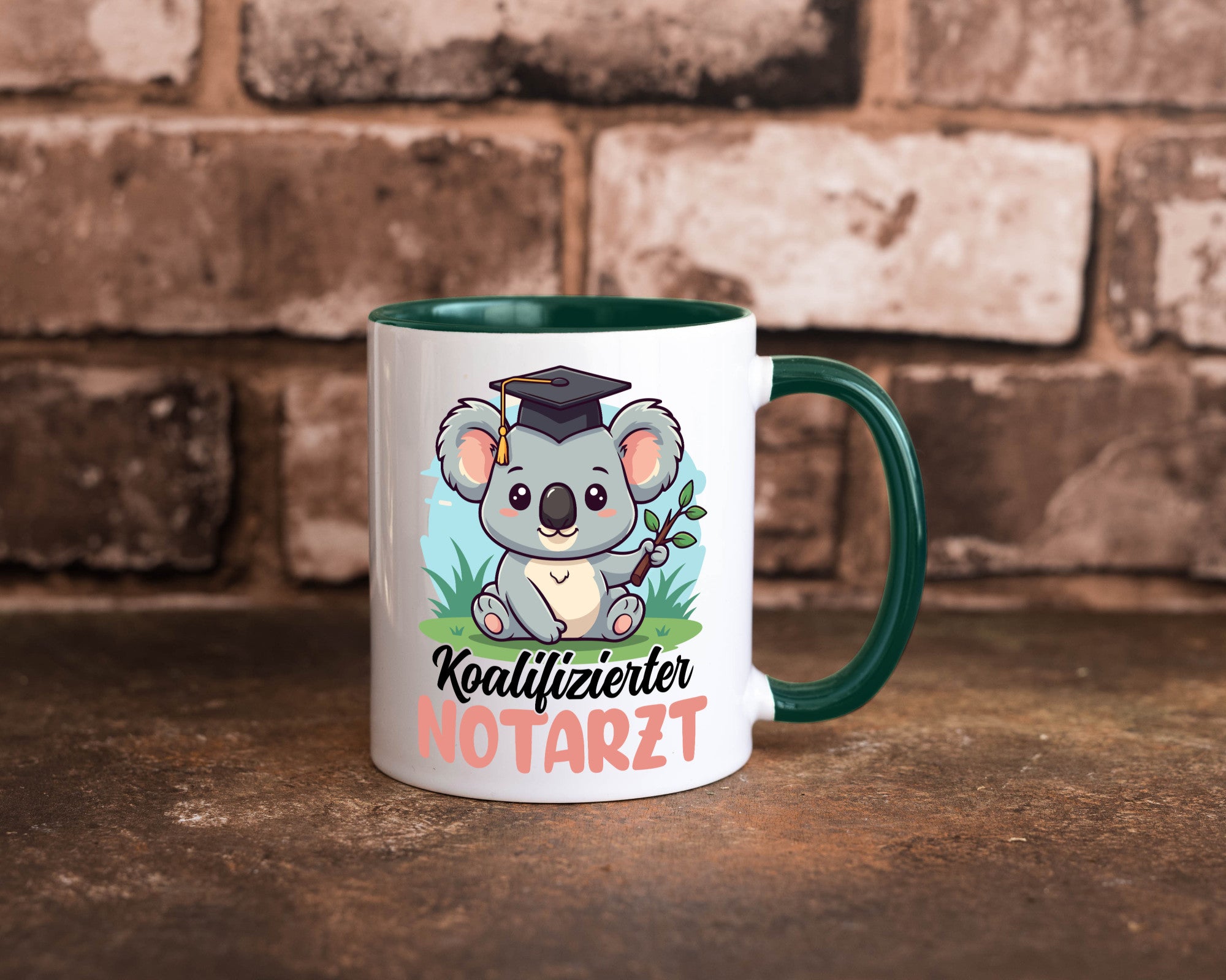 Koalifizierter Notarzt | Arzt Geschenk Humor Geschenkidee lustiger Spruch Tasse