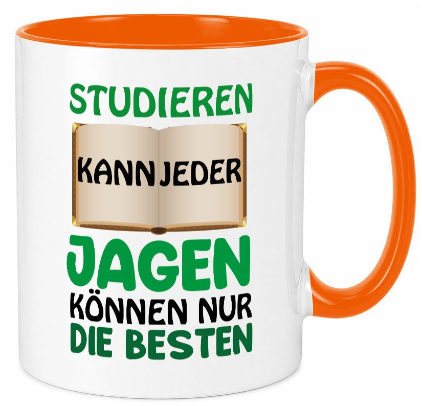 Nur die besten Jäger Humor Geschenkidee Tasse