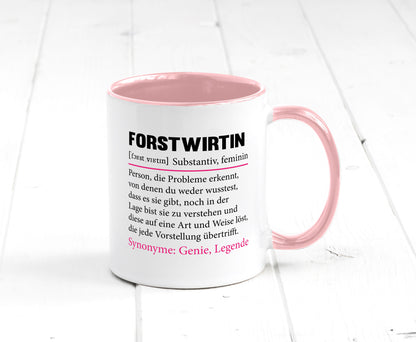Forstwirtin | Beruf Spruch Forst Wirtin Humor Arbeit Kollegen Büro Geschenkidee