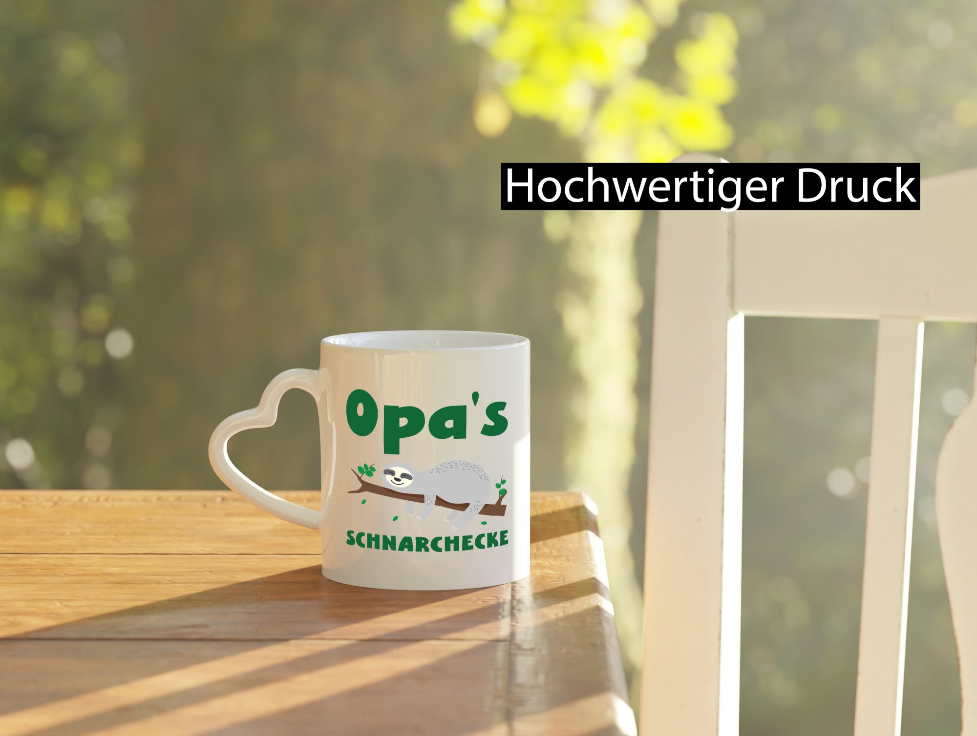 Opas Schnarchecke | Faultier Opa Bester Humor Familie Geschenkidee Tasse