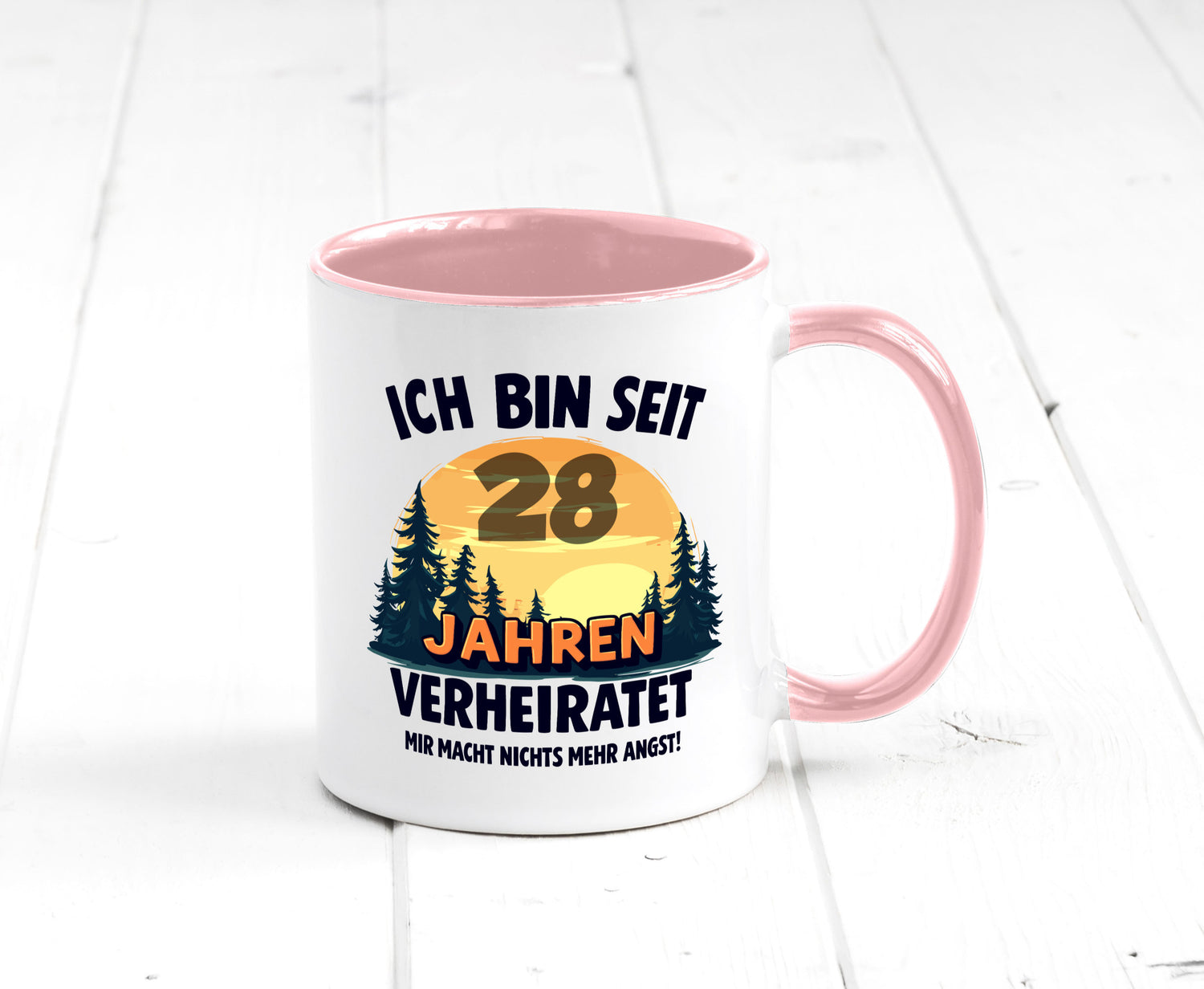 Ich bin Verheiratet | 28. Hochzeitstag Ehepaar v2 lustiger Spruch Geschenk