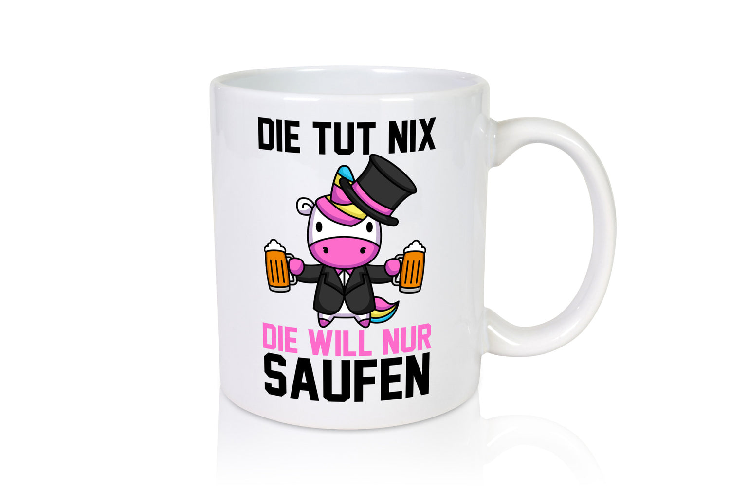 Die tut nix will nur Saufen | Einhorn Bier v2 lustig Humor Geschenkidee