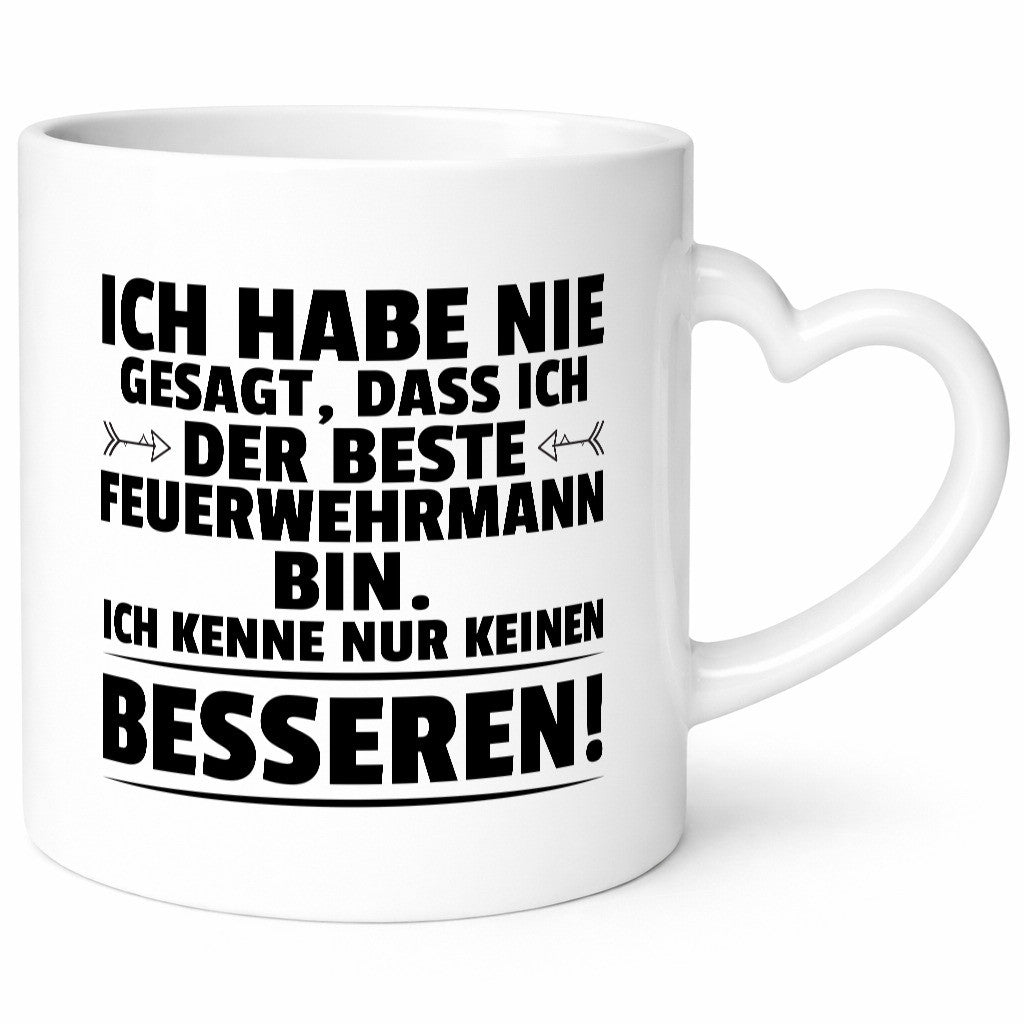 Der Beste Feuerwehrmann | Feuerwehr lustiger Spruch Geschenk Humor Geschenkidee