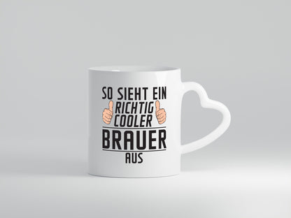 Richtig Cooler Brauer | Bier Brauerei Humor Geschenkidee Tasse