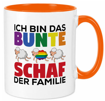 LGBTQ+ Tasse | Buntes Schaf Regenbogen Humor Geschenkidee