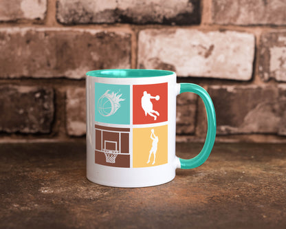 Basketball | Sportfan Slam Dunk Teamplayer NBA Humor Geschenkidee Tasse