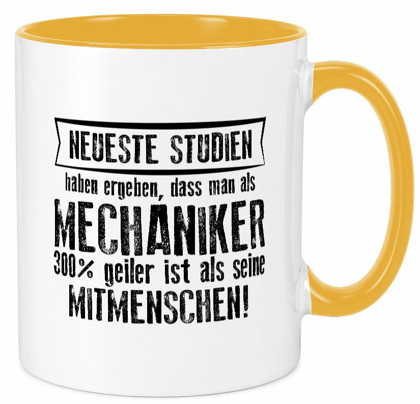Neuste Studien: Mechaniker | KFZ Werkstatt Humor Geschenkidee Tasse
