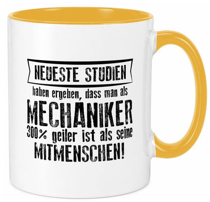 Neuste Studien: Mechaniker | KFZ Werkstatt Humor Geschenkidee Tasse