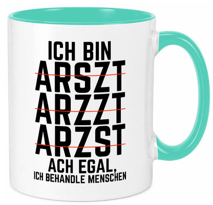 Ich bin Arzt | Rechtschreibung Klinik lustiger Spruch lustig Humor Geschenkidee