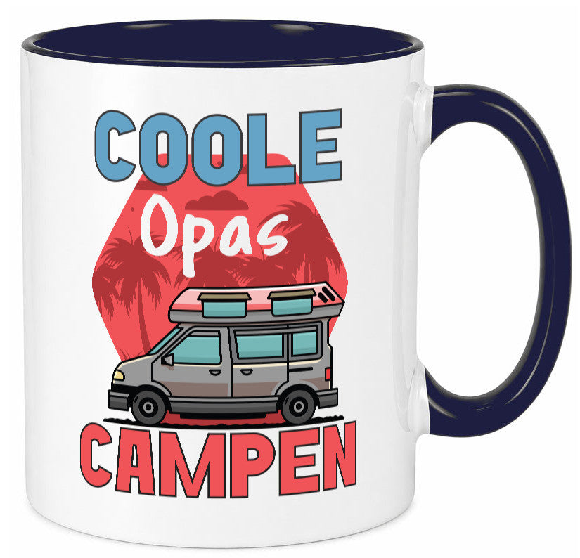 Coole Opas campen | Campingwagen Palmen Geschenk Familie Geschenkidee lustiger