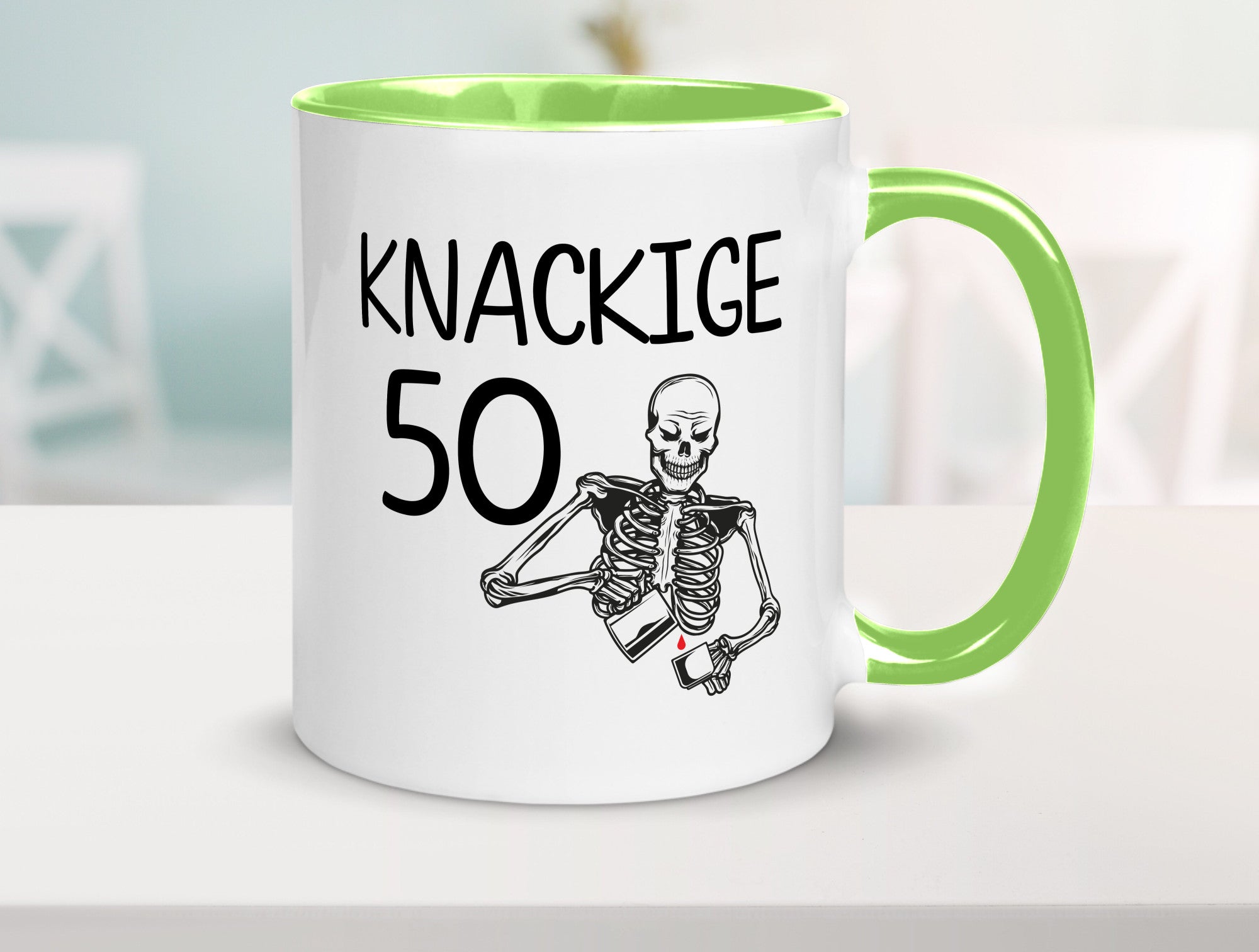 50. Geburtstag | Alt Knackig und Geschenk Geschenkidee lustiger Spruch Tasse