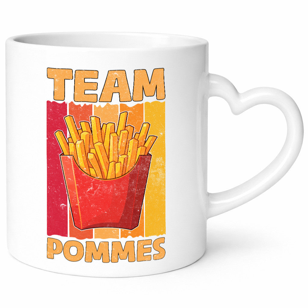 Team Pommes | Frites Liebhaber Humor Geschenkidee Tasse