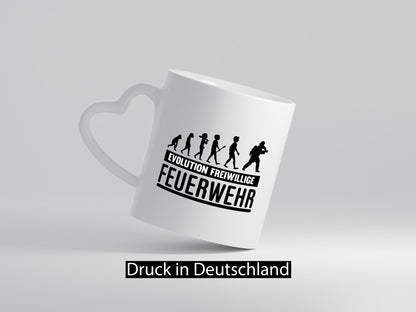 Freiwillige Feuerwehr | Evolution Motiv Feuerwehrmann lustiger Spruch Geschenk