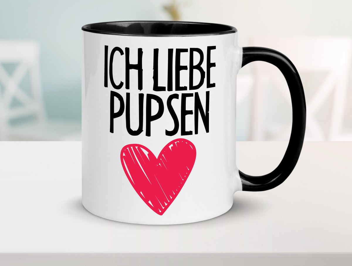 Ich liebe Pupsen Geschenkidee Humor Tasse