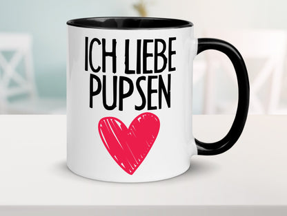 Ich liebe Pupsen Geschenkidee Humor Tasse