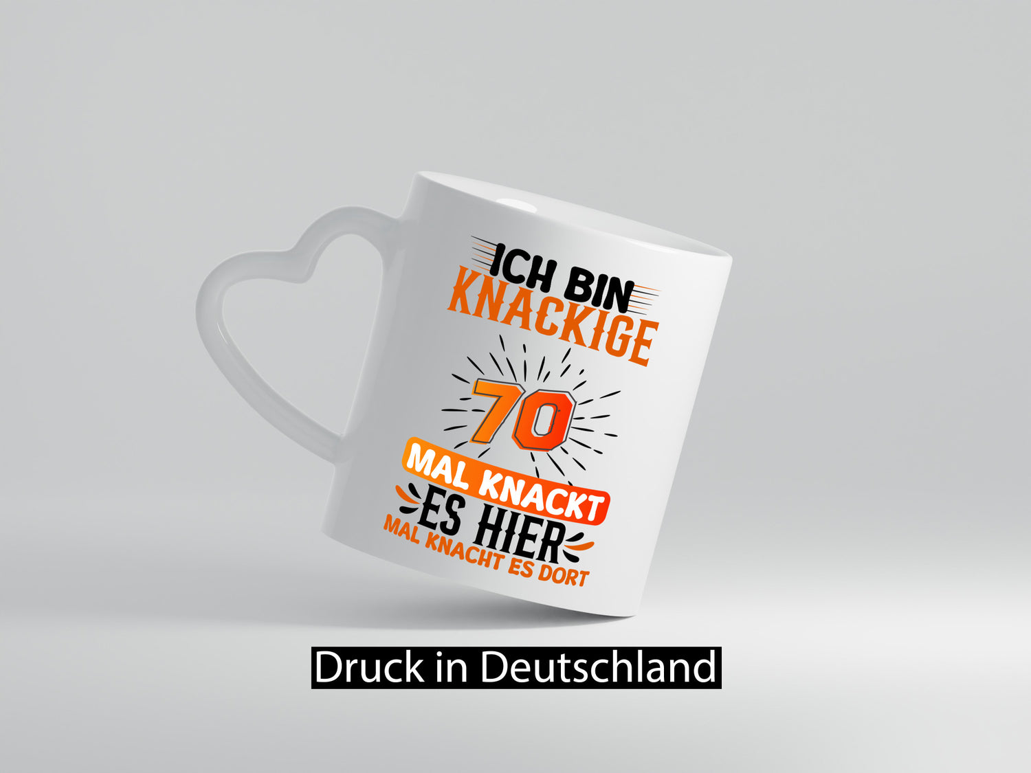 70. Geburtstag | Knackige 70 Rentner lustig Ruhestand Jubiläum Geschenk Tasse