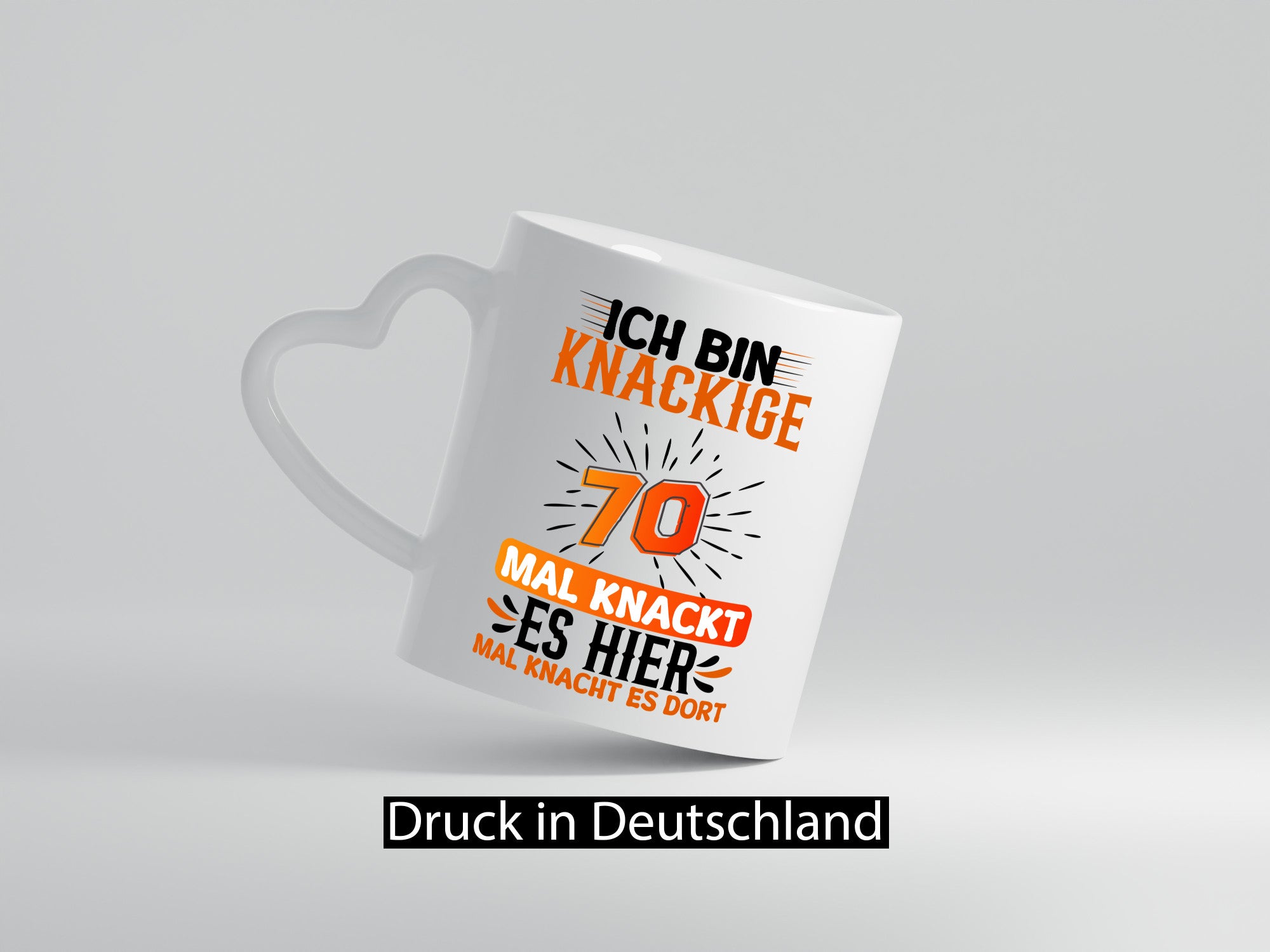 70. Geburtstag | Knackige 70 Rentner lustig Ruhestand Jubiläum Geschenk Tasse